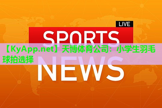 天博体育公司:小学生羽毛球拍选择